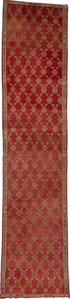 Vintage Oushak Runner Rug (4' x 21')